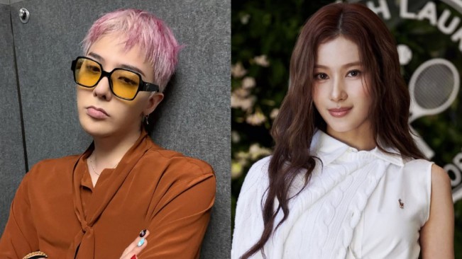 G-Dragon dan Sana TWICE. (Instagram)